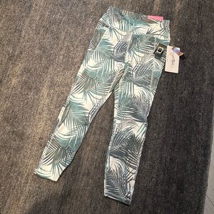 Gottex peach skin leggings sz M NWT